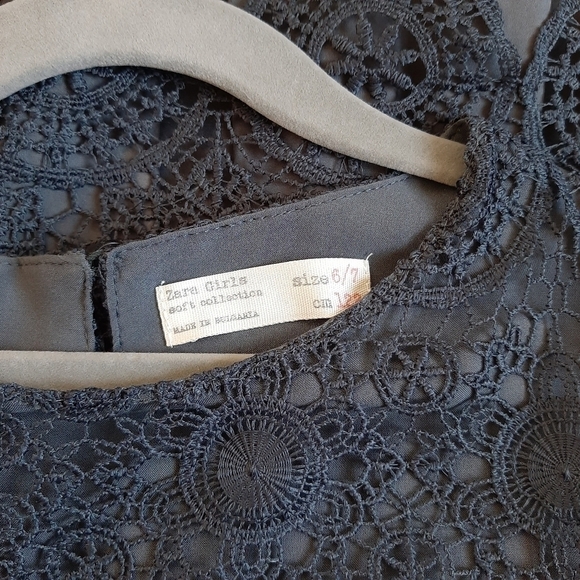 Zara Girls short sleeve dress size 6/7 - Picture 5 of 7